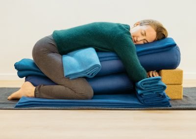 Karla Brodie, Restorative Yoga Teacher Training, Auckland, New Zealand - Supported Child's Pose