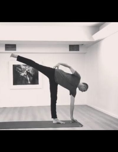 Neal Ghoshal, Contemporary Yoga Teacher Training, Half Moon Pose