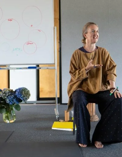 Karla Brodie at Contemporary Yoga Teacher Training