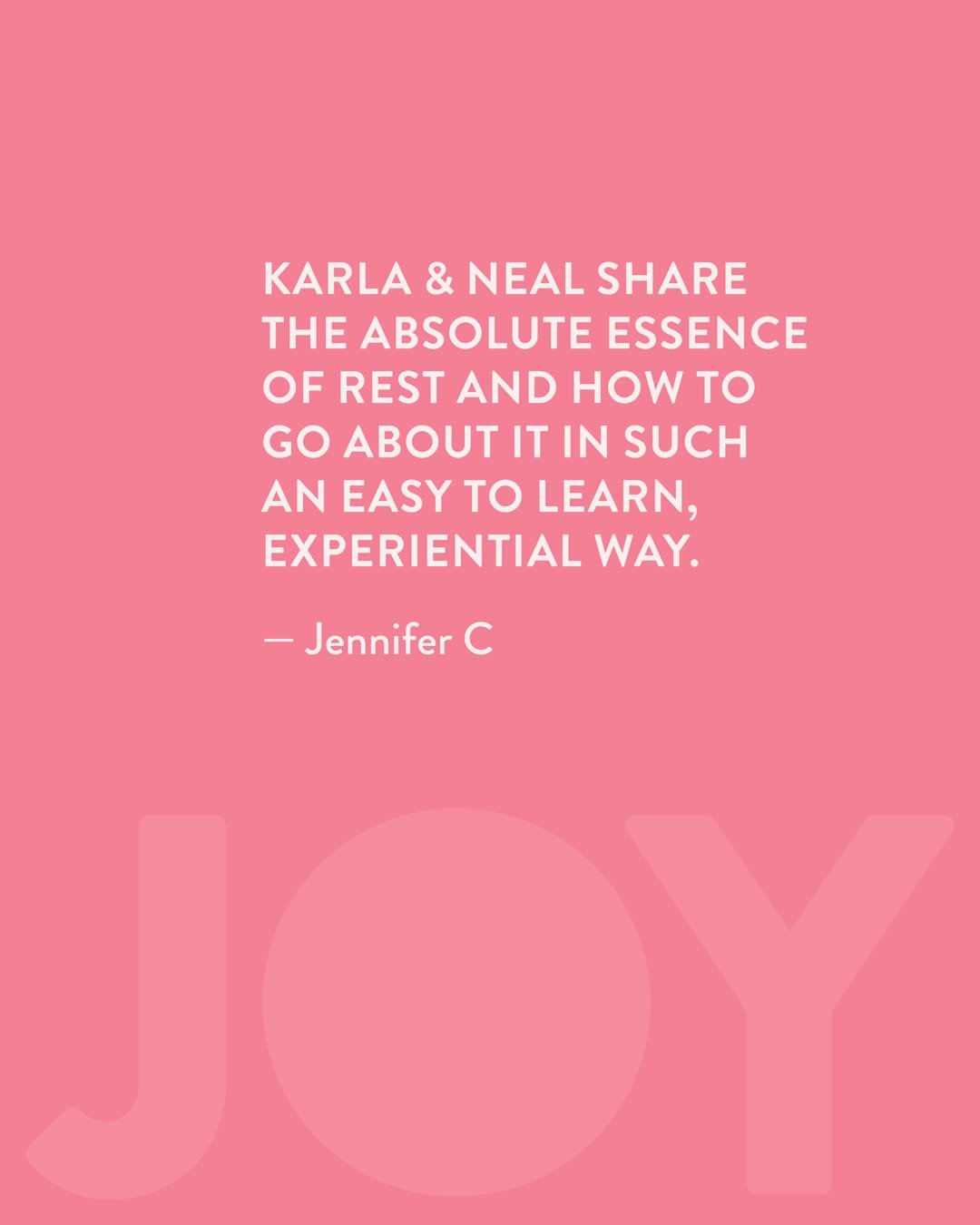 Restorative Yoga Testimonial